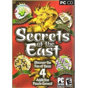Secrets of the East - 4 Addictive Puzzle Games (PC-CD, 2006) - NEW in Small BOX